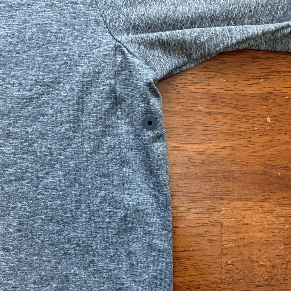 NWT Brady Brand Train LS Tee Mens M Ink Grey Long Sleeve Performance Shirt - Picture 7 of 16